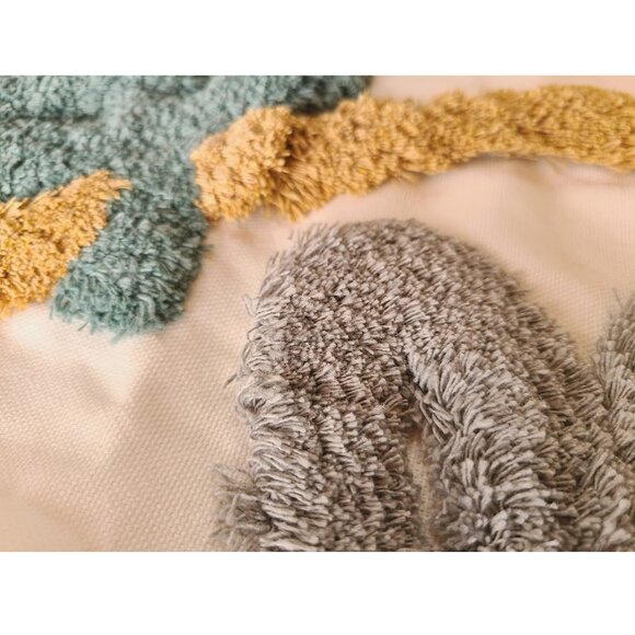 Modern Boho Throw Pillow Cover Decorative Case Accent Leaf Abstract Decor 12x20 - Picture 10 of 11